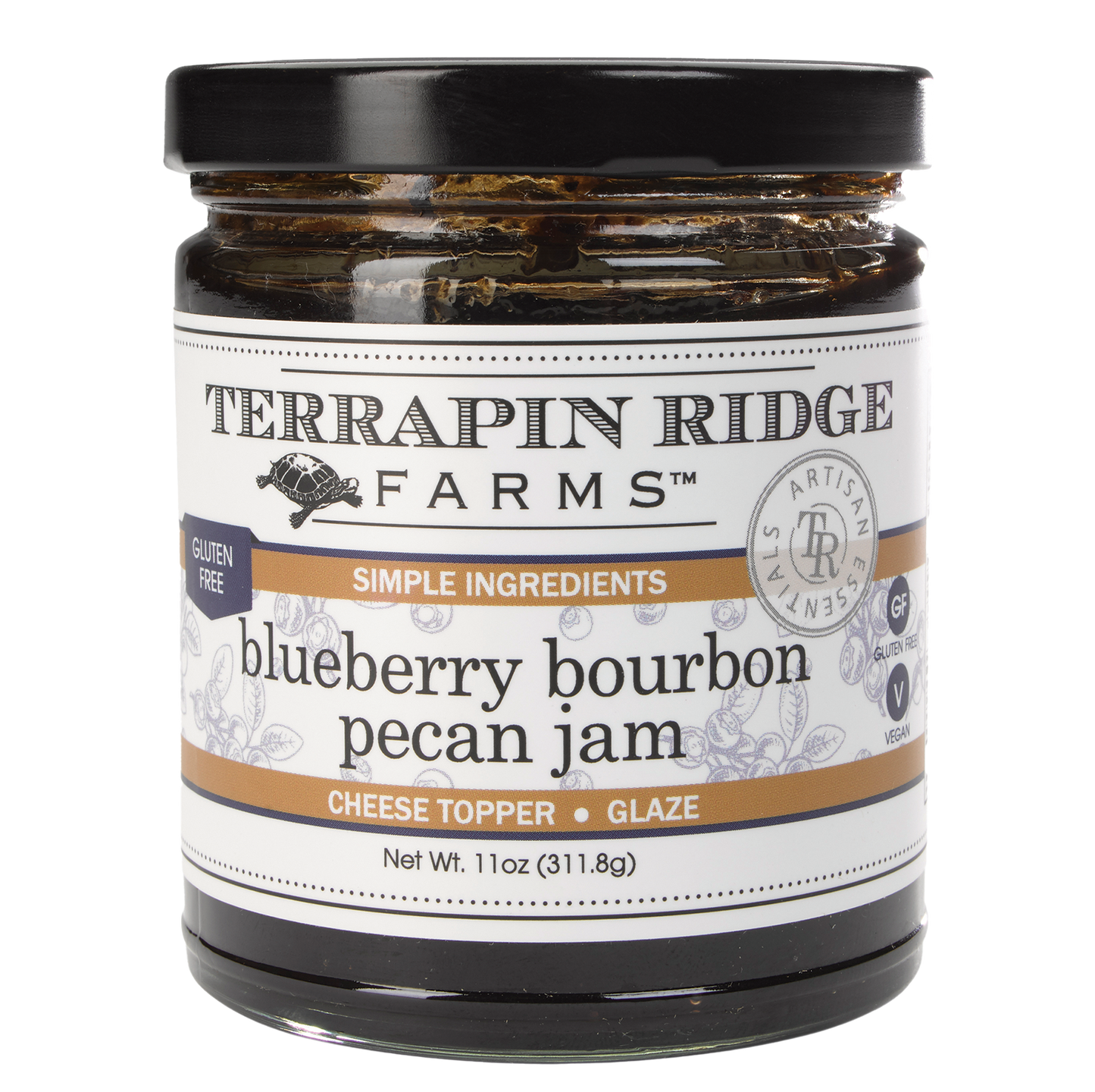 Blueberry Bourbon Peacan Jam