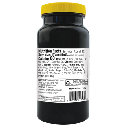 Organic Blackstrap Molasses