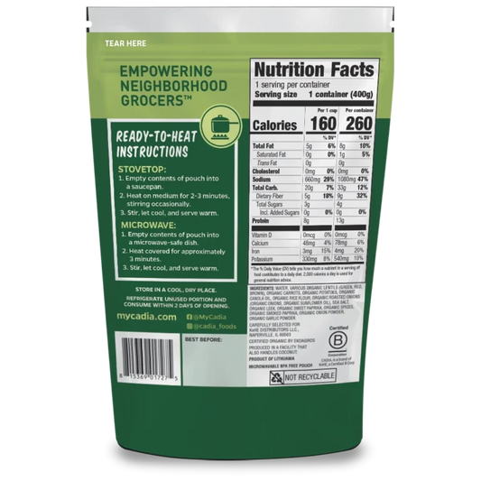 Hearty Lentil Organic